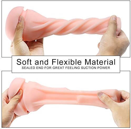 Men Masturbation Stroker Best Gift for Men Pocket Puss-ey Stroker,100% Medical Grade Soft Silicone Male Massager, Warm Mugs -Trainer Sleeves Adullt Toys for Men - Image 4