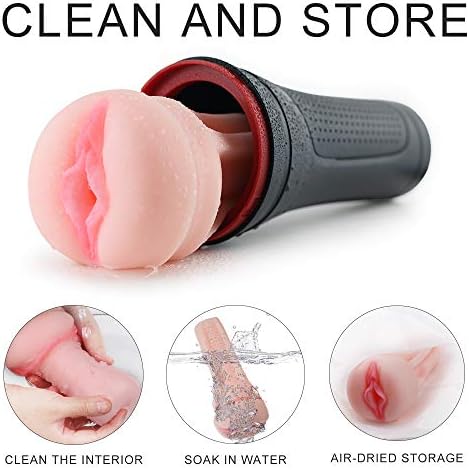 Men Masturbation Stroker Best Gift for Men Pocket Puss-ey Stroker,100% Medical Grade Soft Silicone Male Massager, Warm Mugs -Trainer Sleeves Adullt Toys for Men - Image 3