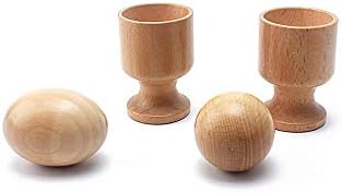 Thoth Montessori 3D Object Fitting Exercise Egg Ball with Cup Cube with Box Montessori Material Sensorial Toy for Toddler Early Educational Material Preschool Learning Toys - Image 2