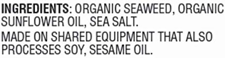 gimMe Organic Roasted Seaweed - Sea Salt - 12 Count - Keto, Vegan, Gluten Free - Great Source of Iodine and Omega 3’s - Healthy On-The-Go Snack for Kids & Adults - Image 5