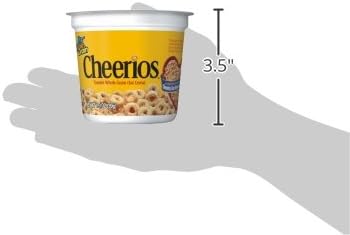 Cheerios Cereal Cup, Gluten Free Cereal, 1.3 oz (Pack of 12) - Image 4