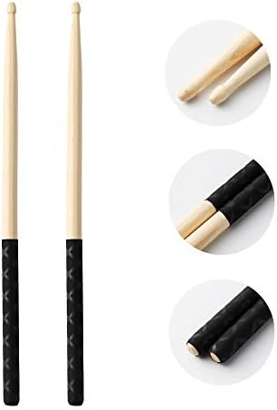 Drumsticks ANTI-SLIP Handles for Drum Set 5A Durable Exercise Wooden Drum Sticks for Adults, Musical Instrument Percussion Accessories. - Image 2