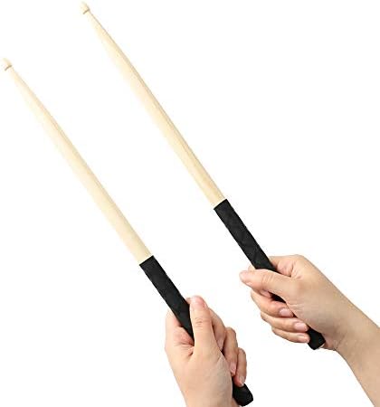 Drumsticks ANTI-SLIP Handles for Drum Set 5A Durable Exercise Wooden Drum Sticks for Adults, Musical Instrument Percussion Accessories. - Image 4
