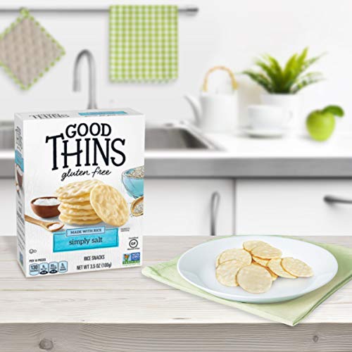 Good Thins Gluten Free Rice & Corn Crackers Variety Pack, 4 Boxes - Image 12