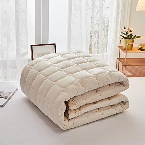 Puff Plush Baby Play Mat, Nursery Area Rug Large Activity Mat, Large Floor Rug for Boys Girls Toddlers, Soft Tummy Time Mat, Exercise Yoga Mat for Bedroom Living Room (Solid Beige) - Image 3