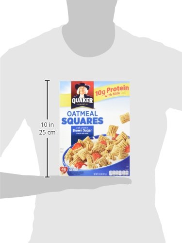 Quaker Oatmeal Squares Breakfast Cereal, Brown Sugar & Cinnamon Variety Pack (3 Pack) (00030000562437) - Image 8