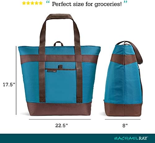 Rachael Ray Insulated Bag Jumbo Chillout Tote, XL, Marine Blue - Image 6
