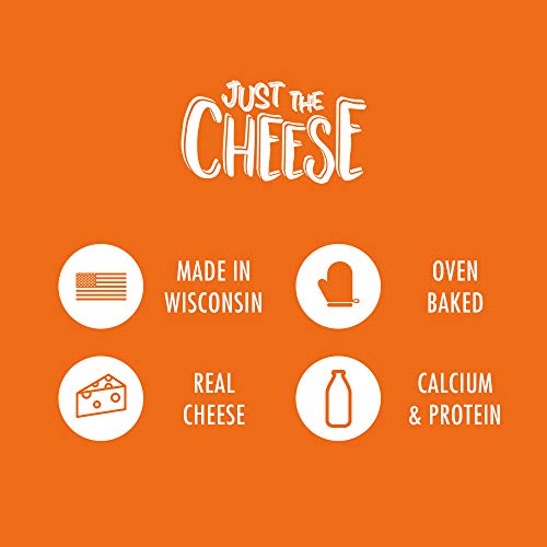Just the Cheese Bars 10-pack, Crunchy Baked Low Carb Snack Bars. 100% Natural Cheese. High Protein and Gluten Free (Aged Cheddar) - Image 3