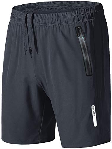 KEFITEVD Workout Shorts for Men Quick Dry Gym Shorts Lightweight Running Shorts with Pockets
