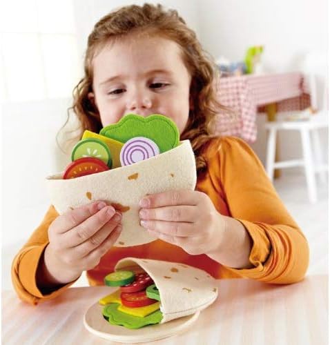 Hape E3115 Award Winning Pita Pocket Play Kitchen Play Set - Image 3