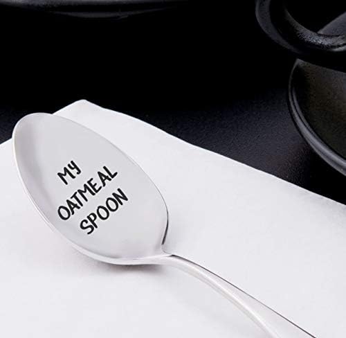 My Oatmeal Engraved Spoon For Cereal Lovers Healthy Eating Fitness Goals Foodie Oats Spoon Gift My oatmeal Gift Food Lovers Gift Idea