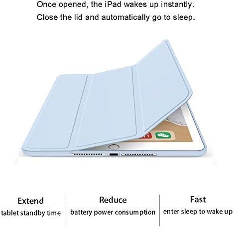 Fullgaden iPad Case - Ultra Slim Lightweight Smart Shell Stand Cover with Translucent Frosted Back (Auto Wake/Sleep),Multiple model selection, Air 10.5", Mint Green - Image 3