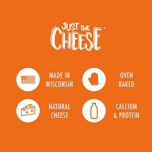 Just the Cheese Bars 12-pack, Crunchy Baked Low Carb Snack Bars. 100% Natural Cheese. High Protein and Gluten Free (Aged Cheddar) - Image 4