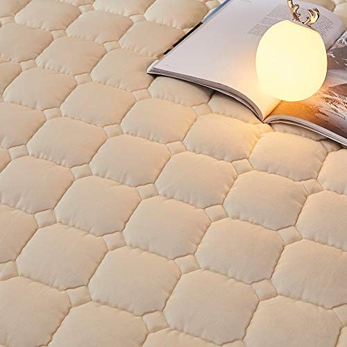 Puff Plush Baby Play Mat, Nursery Area Rug Large Activity Mat, Large Floor Rug for Boys Girls Toddlers, Soft Tummy Time Mat, Exercise Yoga Mat for Bedroom Living Room (Solid Beige) - Image 7