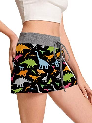RAISEVERN Women's Short Pajamas Lounge Casual Yoga Shorts Ladies Sleepwear - Image 2