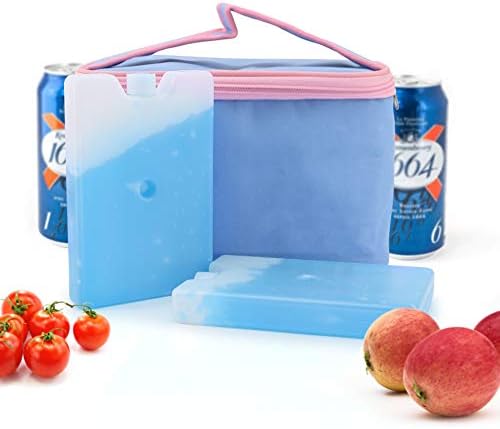 Lunch Box Ice Packs Environment Protection, Healthy, BPA-Free Reusable, Refreezable, Keep Foods and Drinks Chill, Quick Freeze Meal in Cooler Lunch Bag Picnic, Camping Outdoor Activities - Extra Thick - Image 3