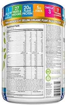 Vegan Protein Powder Meal Replacement Shake | Purely Inspired Organic All in One | Plant Based Protein Powder for Women & Men | Organic Protein Powder, Vanilla, 1.3 lb (16 Servings)(Package May Vary) - Image 3