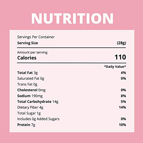 Kibo Chickpea Chips - Gluten Free and Plant-Based, Non-GMO, Kosher + Vegan. Himalayan Salt, 1 oz. 12 pack - Image 7