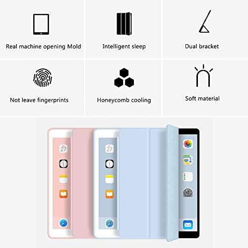 Fullgaden iPad Case - Ultra Slim Lightweight Smart Shell Stand Cover with Translucent Frosted Back (Auto Wake/Sleep),Multiple model selection, Air 10.5", Mint Green - Image 2