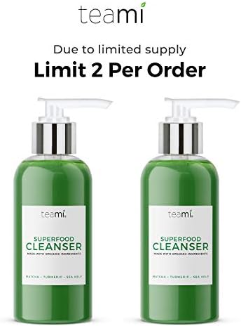 Teami Superfood Daily Facial Cleanser - 4 oz - Face Wash for Women Made with Organic Ingredients like Aloe, Turmeric, Matcha, and Sea Kelp - Face Cleanser Suitable for All Skin Types - Image 6