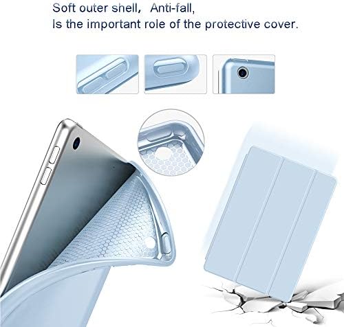Fullgaden iPad Case - Ultra Slim Lightweight Smart Shell Stand Cover with Translucent Frosted Back (Auto Wake/Sleep),Multiple model selection, Air 10.5", Mint Green - Image 6