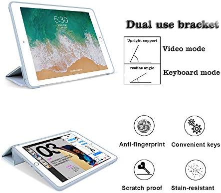 Fullgaden iPad Case - Ultra Slim Lightweight Smart Shell Stand Cover with Translucent Frosted Back (Auto Wake/Sleep),Multiple model selection, Air 10.5", Mint Green - Image 4