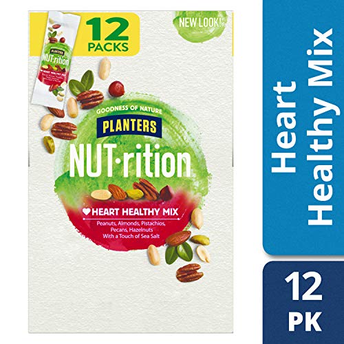 NUT-rition Heart Healthy Mix, 1.5 oz Bags (Pack of 12) - On-the-Go Snack, Work Snack, School Snack and Active Lifestyle Snack - Great Camping Snacks - Satisfying Nut Mix - Kosher - Image 2