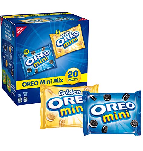 OREO Mini Mix Sandwich Cookies Variety Pack, 20 - 1 oz Snack Packs - Image 2