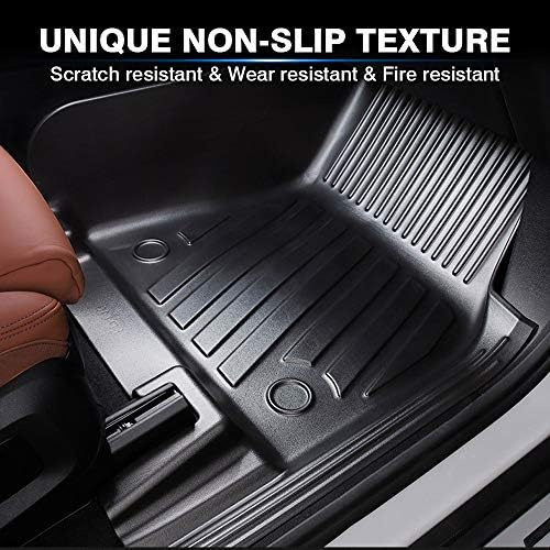 Mixsuper Floor Mat Custom Fit All Weather 5D Protect Covered The Door Sill Durable Odorless Carpet Liner Set for 2018-2021 Toyota Camry No-Hybrid - Image 3