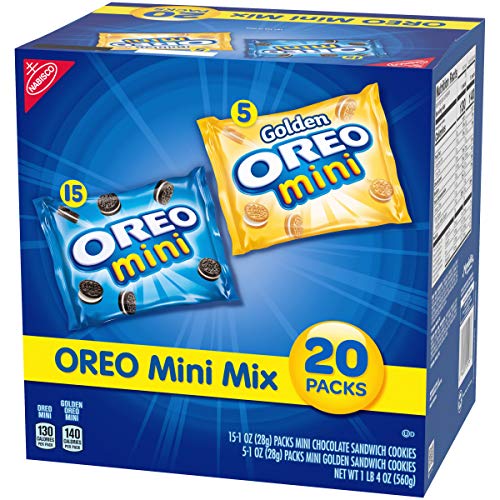 OREO Mini Mix Sandwich Cookies Variety Pack, 20 - 1 oz Snack Packs - Image 12