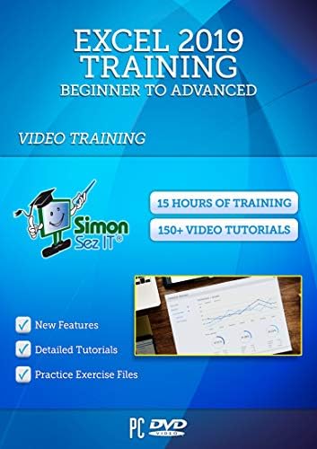 Excel 2019 Training DVD by Simon Sez IT: Excel Tutorial For Absolute Beginners to Advanced Users – Excel Course Including Exercise Files - Image 2