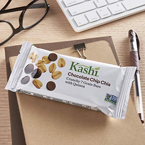 Kashi Crunchy Chocolate Chip Chia Granola Bars - Vegan, 5 Pouches, 2 Bars Per Pouch - Image 4
