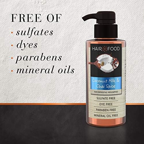 Sulfate Free Shampoo, Dye Free Nourishing Treatment, Coconut and Chai Spice, Hair Food, 17.9 FL OZ - Image 3