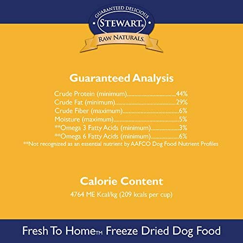 Stewart Raw Naturals Freeze Dried Dog Food Grain Free Made in USA with Chicken, Fruits, & Vegetables for Fresh To Home All Natural Recipe, 24 oz. - Image 7
