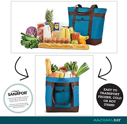 Rachael Ray Insulated Bag Jumbo Chillout Tote, XL, Marine Blue - Image 4