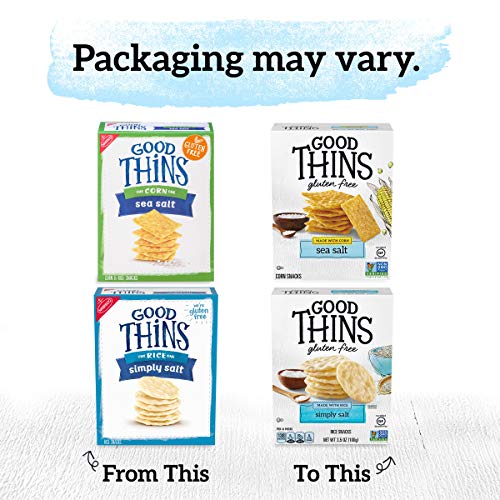 Good Thins Gluten Free Rice & Corn Crackers Variety Pack, 4 Boxes - Image 14