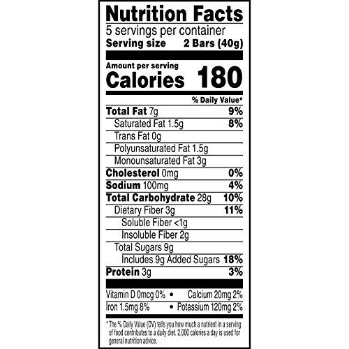 Kashi Crunchy Chocolate Chip Chia Granola Bars - Vegan, 5 Pouches, 2 Bars Per Pouch - Image 8