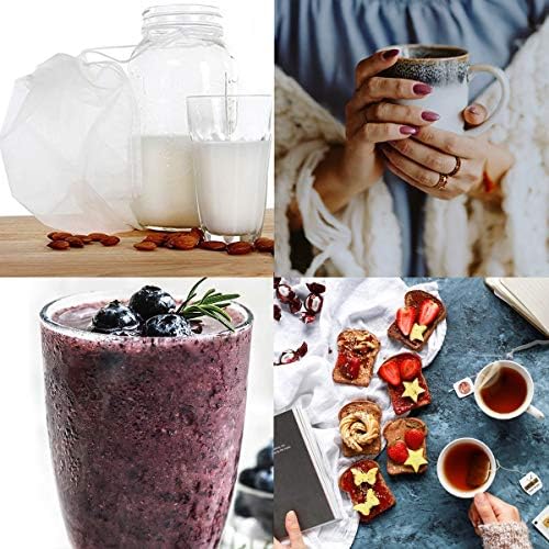 Pro Quality Nut Milk Bag Cloth Strainer, 12"X12" for Foods Organic Reusable Kitchen Fine Mesh Cheesecloth with Drawstrings, Canning, Sprouting, Juicing - Image 7