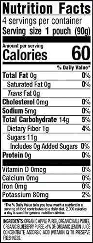 Happy Kid Organic Superfoods Twist Apple Kale Mango, 3.17 Ounce Pouch (Pack of 16) (Pack May Vary) Baby Toddler Kid Snack, Resealable, No Added Sugar Non-GMO Kosher (Packaging May Vary) - Image 6