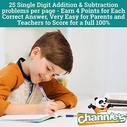 Channie's One Page A Day Double Digit Math Problem Workbook for 1st - 3rd Grade Simply Tear Off On Page a Day For Math Repetition Exercise! - Image 6