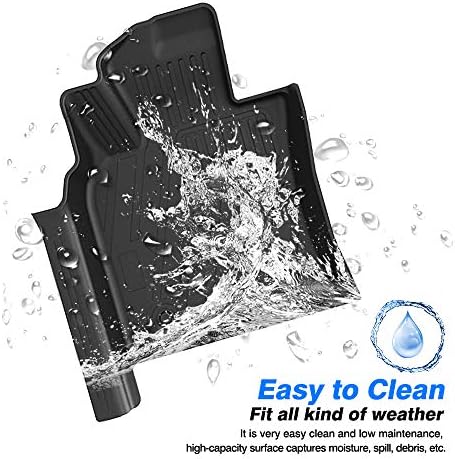 Mixsuper Floor Mat Custom Fit All Weather 5D Protect Covered The Door Sill Durable Odorless Carpet Liner Set for 2018-2021 Toyota Camry No-Hybrid - Image 6