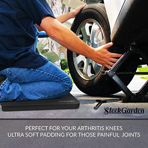 Premium Thick Kneeling Pads by Sleek Garden-Bath floor Kneeler for Baby, Knee Pad Cushion for Pool | Thickest, Most Comfortable Foam Mat Kneeler for Yoga & Exercise,Waterproof Knee Pad18x11x1.5(black) - Image 6