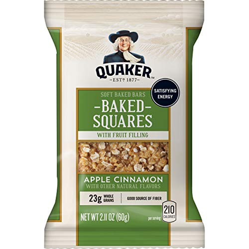 Quaker Breakfast Squares, Variety Pack, Apple Cinnamon & Strawberry, Pack of 4 Boxes, 5 Bars Per Box - Image 9