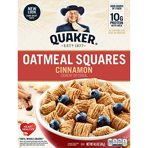 Quaker Oatmeal Squares Breakfast Cereal, Brown Sugar & Cinnamon Variety Pack (3 Pack) (00030000562437) - Image 2