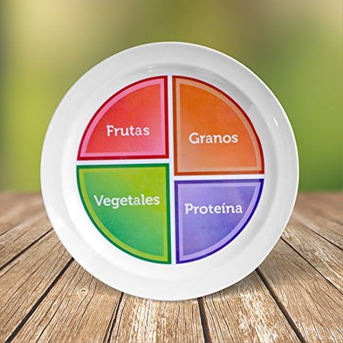 Choose MyPlate 10 Inch Plate for Adults & Teens SPANISH; Healthy Food and Portion Control - Image 3