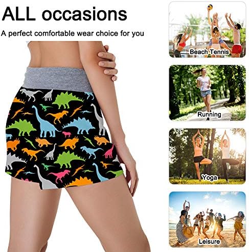 RAISEVERN Women's Short Pajamas Lounge Casual Yoga Shorts Ladies Sleepwear - Image 5