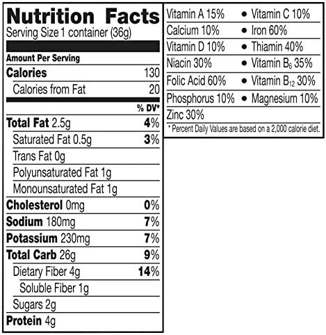 Cheerios Cereal Cup, Gluten Free Cereal, 1.3 oz (Pack of 12) - Image 5