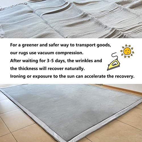 Nursery Rug Coral Velvet Crawling Rugs Mat Area Rugs Play Crawling Mat for Baby Toddler Children Play Mat Yoga Mat Exercise Pads Carpet - Image 4