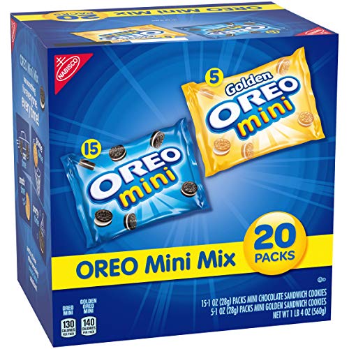 OREO Mini Mix Sandwich Cookies Variety Pack, 20 - 1 oz Snack Packs - Image 11