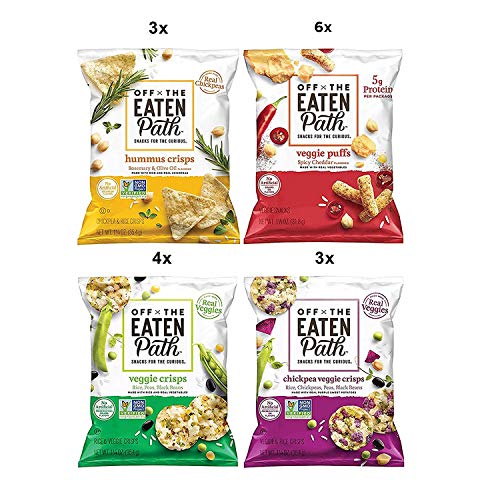 Off the Eaten Path, 4 Flavor Sampler Variety Pack, (Assortment May Vary) 1.25 Ounce (Pack of 16) - Image 3